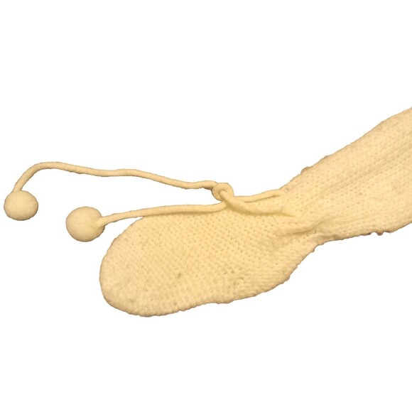 Vintage Childs Acrylic White Snowsuit W/ Hats Gloves Sweater Pants For Toddler - Picture 16 of 16